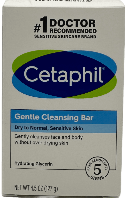 Cetaphil Gentle Cleansing Bar - 4.5 oz for Sensitive Skin