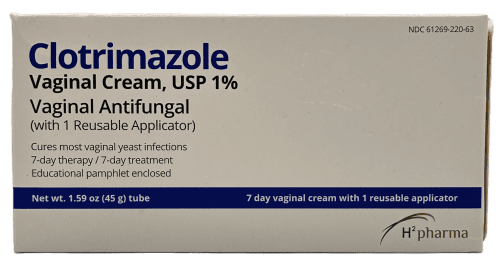 Clotrimazole Vaginal Cream USP 1% - 1.59 OZ