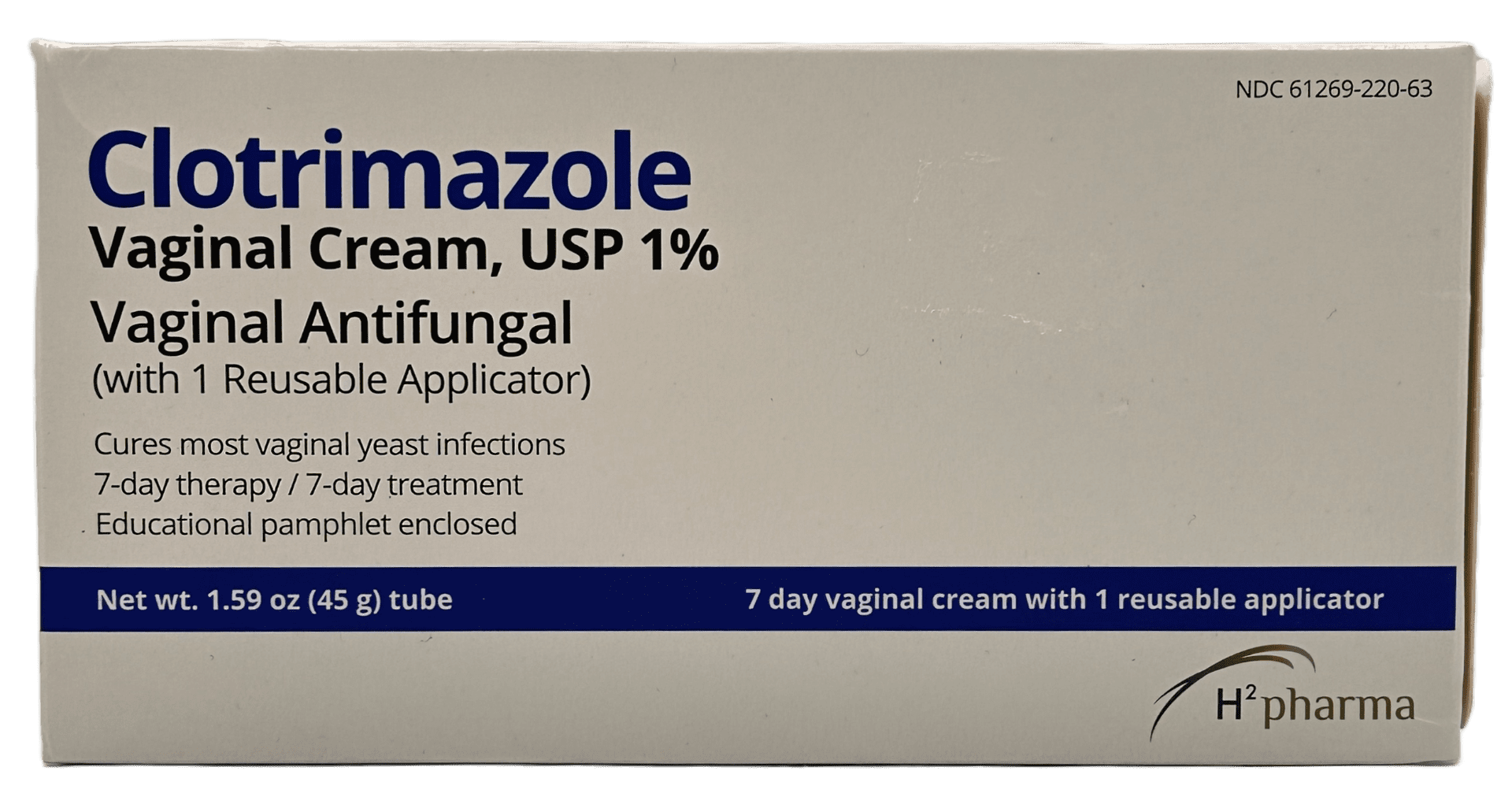 Clotrimazole Vaginal Cream USP 1% - 1.59 OZ