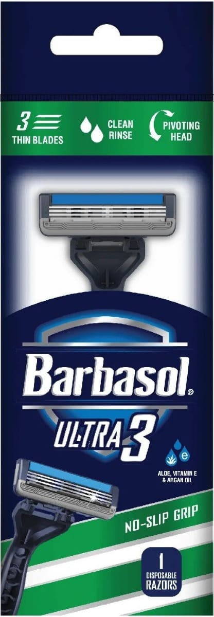Barbasol Ultra 3 – 1 Razor | Smooth Shave Solution