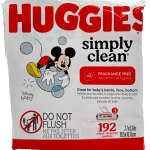 Huggies Simply Clean Wipes: 192 Gentle Wipes for Baby