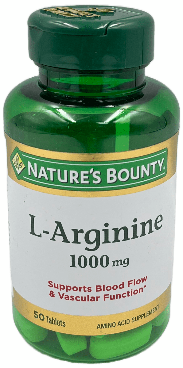 Nature's Bounty L-Arginine 1000 mg Tablets - 50 Ct