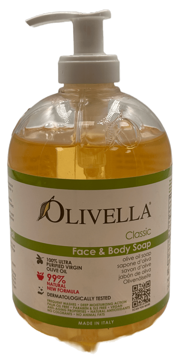 Olivella Classic Face & Body Soap - 16.9 fl oz