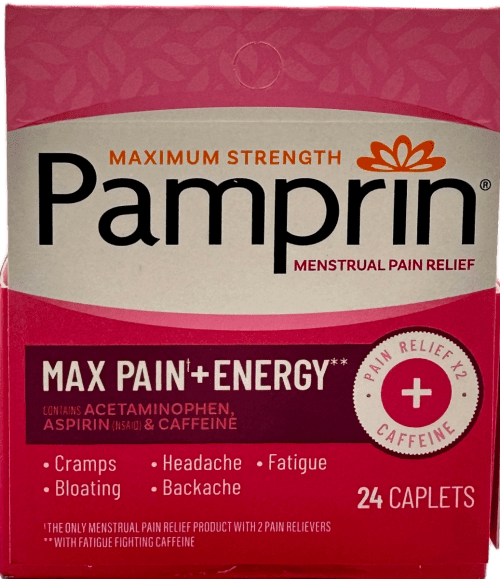 Pamprin Menstrual Pain Relief - 24 Caplets