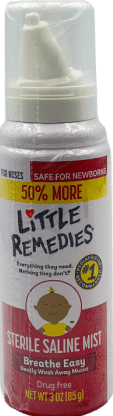 Little Remedies Saline Mist: 3 oz of Gentle Nasal Relief