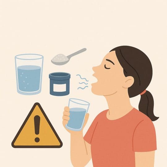Salt Water Gargling